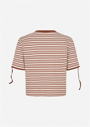 Janet tee Caramel Brown Stripe Baum Und Pferdgarten 
